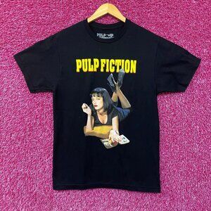 Pulp Fiction Uma Thurman's Mia Wallace Movie Poster Tee Small